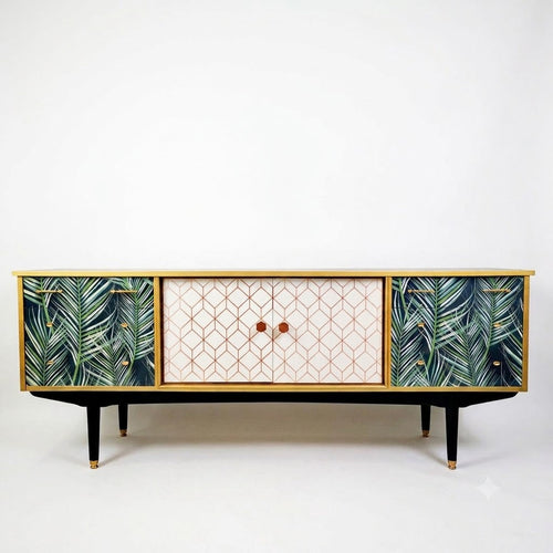 Palmora Tropical Pattern Sideboard
