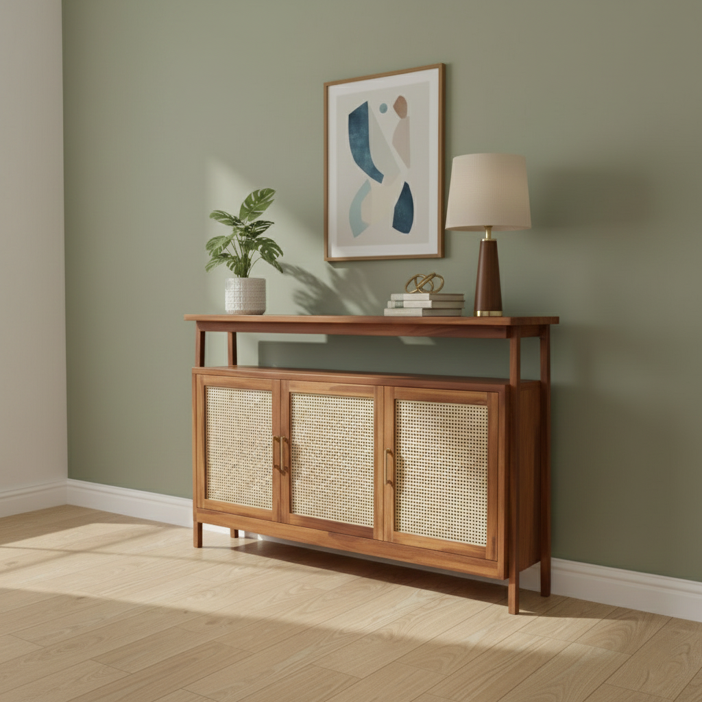 Solterra Brown Buffet Cabinet