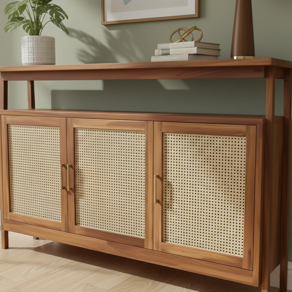 Solterra Brown Buffet Cabinet