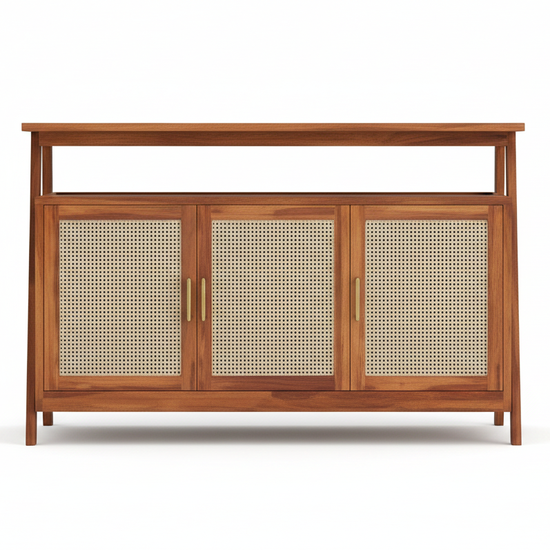 Solterra Brown Buffet Cabinet