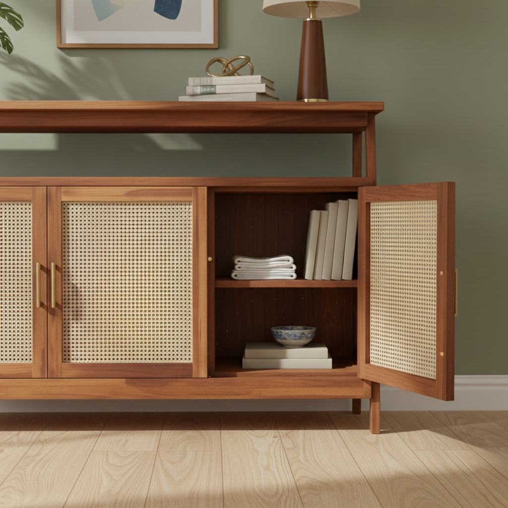Solterra Brown Buffet Cabinet