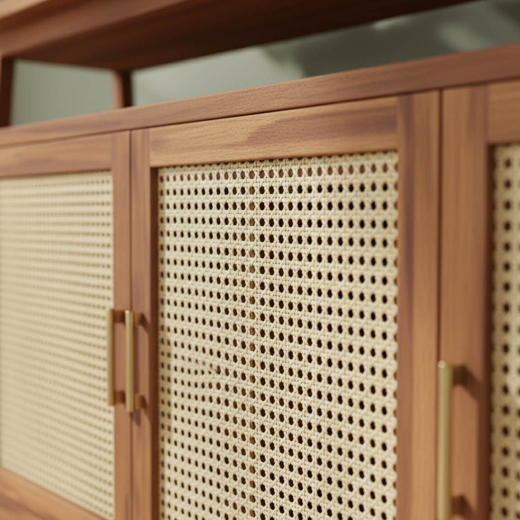 Solterra Brown Buffet Cabinet