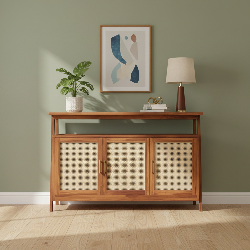 Solterra Brown Buffet Cabinet