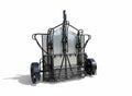 Trinity MT3 3-Rail Stand-Up Folding Motorcycle Trailer – 2000 lb Load Capacity